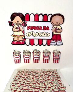 Kit pipoca da leitura