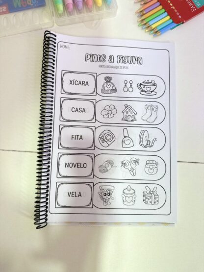 Apostila "Pinte as Figuras – Sílabas Simples" - Imagem 5