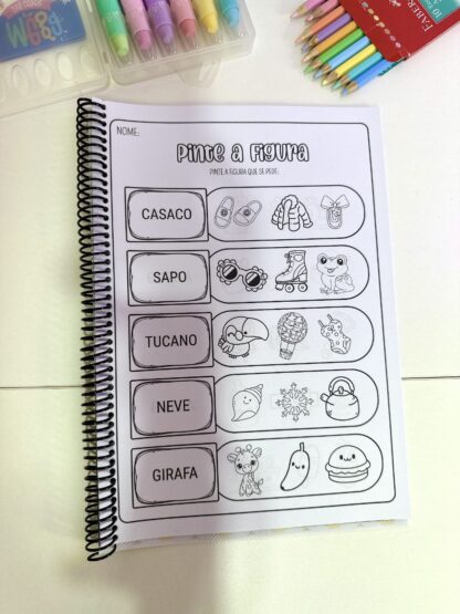 Apostila "Pinte as Figuras – Sílabas Simples" - Imagem 6