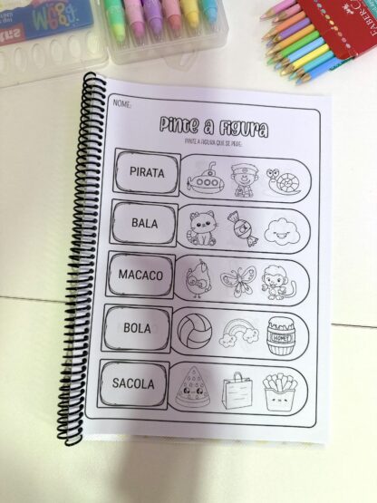 Apostila "Pinte as Figuras – Sílabas Simples" - Imagem 7
