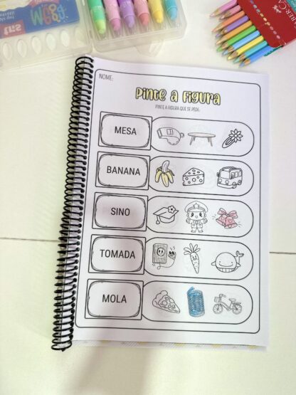 Apostila "Pinte as Figuras – Sílabas Simples" - Imagem 10