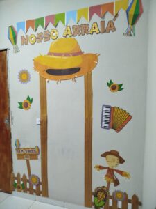 Painel junino: bem-vindos