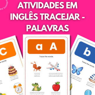 ATIVIDADES EM INGLÊS TRACEJAR -PALAVRAS