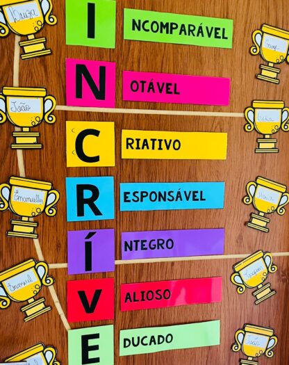 PAINEL DE PORTA ACROBÁTICA “AQUI VOCÊ É INCRÍVEL" - Imagem 3