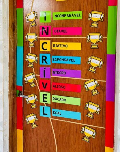 PAINEL DE PORTA ACROBÁTICA “AQUI VOCÊ É INCRÍVEL" - Imagem 2