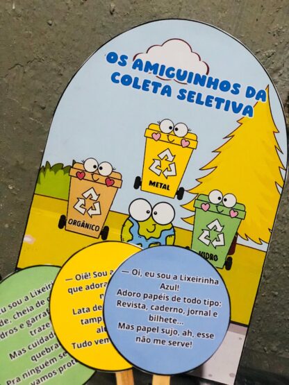 HISTÓRIA NA LUVA: OS AMIGUINHOS DA COLETA SELETIVA - Imagem 2
