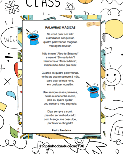 PROJETO PEDRO BANDEIRA - BRINCANDO COM POESIAS - Imagem 3