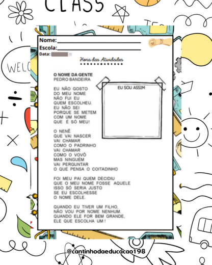 PROJETO PEDRO BANDEIRA - BRINCANDO COM POESIAS - Imagem 7