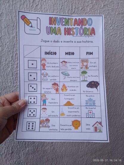 Inventando uma história