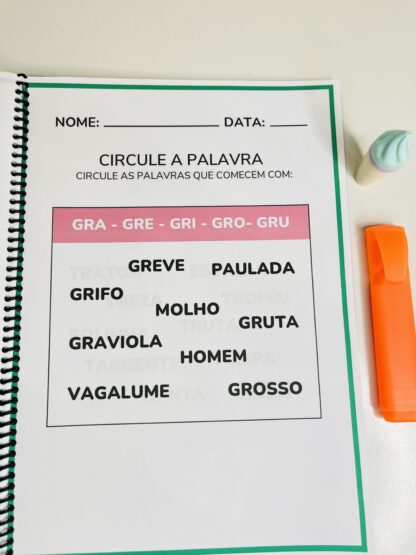 Apostila de Atividades com Sílabas Complexas – 51 Páginas - Imagem 10