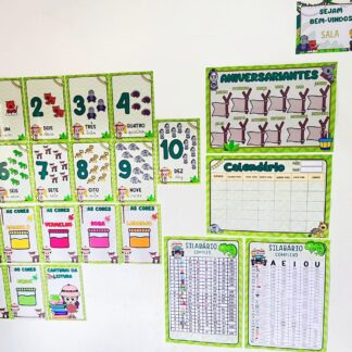 Kit de Decoração para Sala de Aula Safari