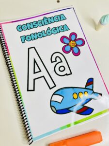 Apostila de Consciência Fonológica com Atividades para Colorir  