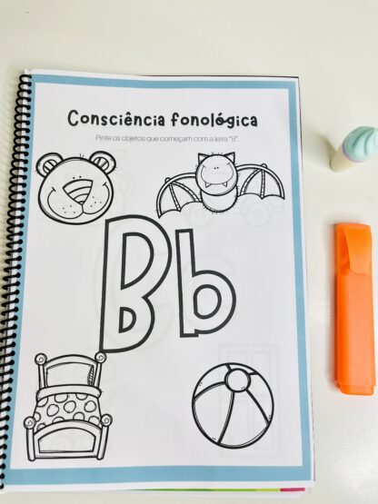 Apostila de Consciência Fonológica com Atividades para Colorir   - Imagem 3