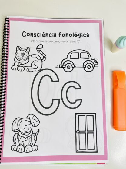 Apostila de Consciência Fonológica com Atividades para Colorir   - Imagem 4
