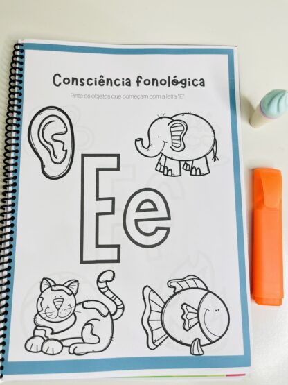 Apostila de Consciência Fonológica com Atividades para Colorir   - Imagem 5