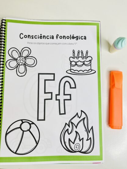 Apostila de Consciência Fonológica com Atividades para Colorir   - Imagem 6