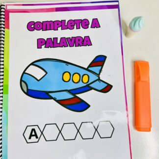 Apostila Complete as Palavras – Atividades para Alfabetização e Consciência Fonológica  