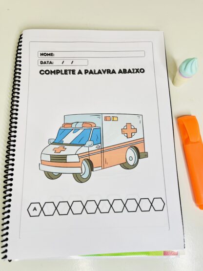 Apostila Complete as Palavras – Atividades para Alfabetização e Consciência Fonológica   - Imagem 4