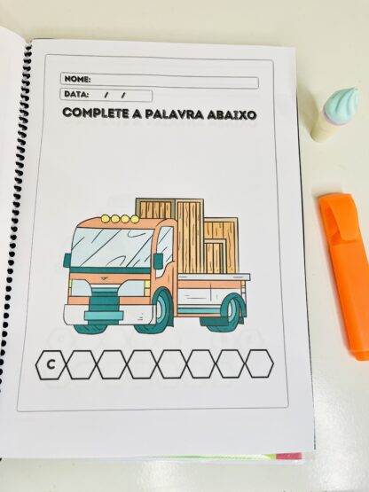 Apostila Complete as Palavras – Atividades para Alfabetização e Consciência Fonológica   - Imagem 7