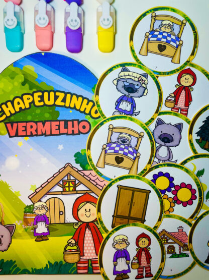 Luva de história: Chapeuzinho vermelho - Imagem 8