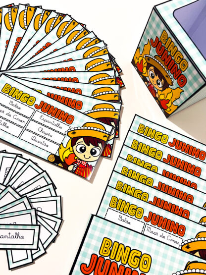 Recurso Junino - Bingo Junino Letra Cursiva - Imagem 5