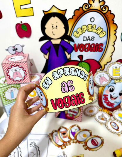 Kit espelho das vogais - Imagem 8