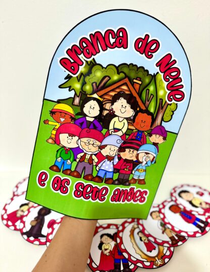 Luva para Contação de História - Branca de Neve - Imagem 5