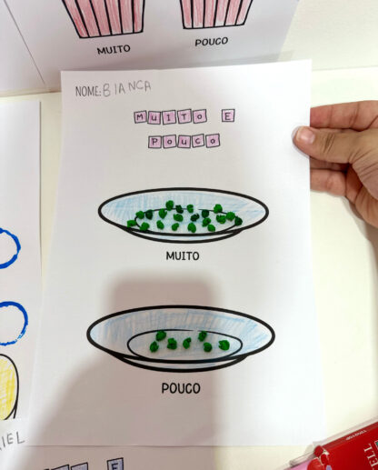 Atividades de artes- Conceitos Muito e pouco - Imagem 6