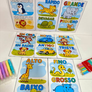 Fichas de conceitos- Educação Infantil