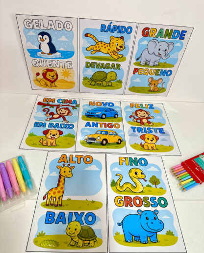 Fichas de conceitos- Educação Infantil