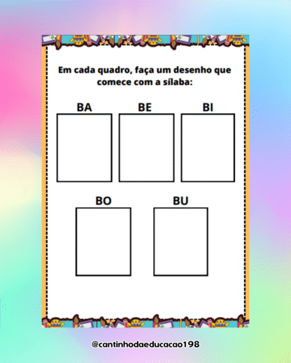 APOSTILA DE ALFABETIZAÇÃO 1° e 2° ANO - Imagem 7