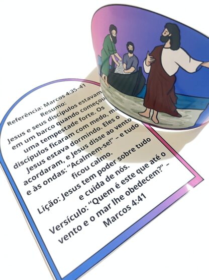 Jesus Acalma a Tempestade - Luva Interativa + Coroa da Calma - Imagem 3