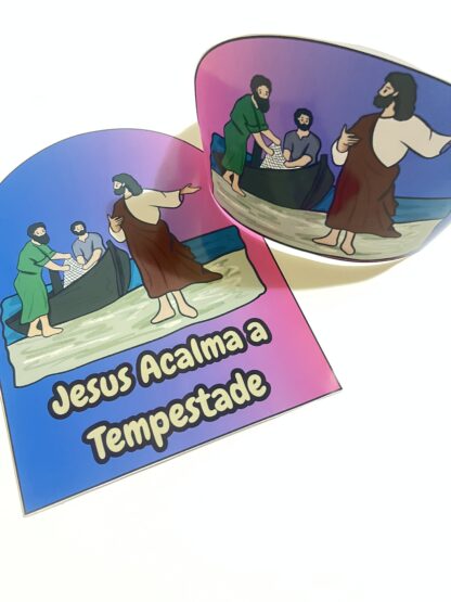 Jesus Acalma a Tempestade - Luva Interativa + Coroa da Calma - Imagem 5