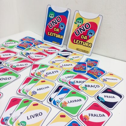 Uno da leitura tema Divertidamente