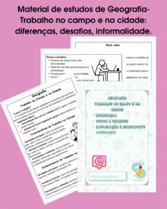 Trabalho no campo e na cidade-Geografia
