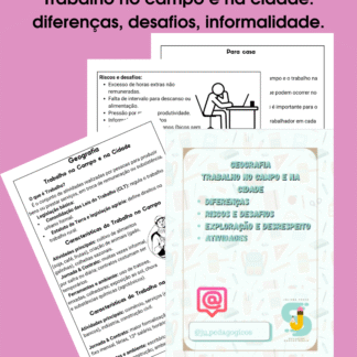 Trabalho no campo e na cidade-Geografia