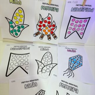 Pintura Sensorial – Festa Junina (Educação Infantil)