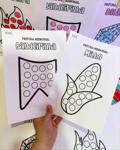 Pintura Sensorial – Festa Junina (Educação Infantil) - Imagem 4