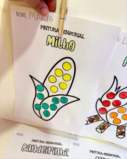 Pintura Sensorial – Festa Junina (Educação Infantil) - Imagem 9