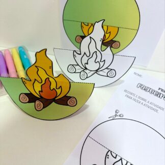Fogueira Dançante – Atividade Junina para Educação Infantil