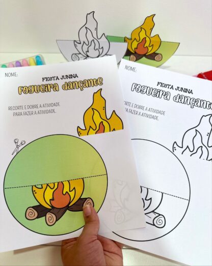 Fogueira Dançante – Atividade Junina para Educação Infantil - Imagem 6