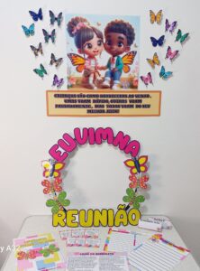 Kit reunião Tema: A lição de uma borboleta