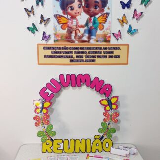 Kit reunião Tema: A lição de uma borboleta
