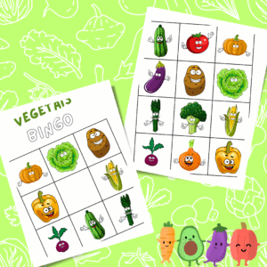 🥕🥦Bingo dos Vegetais