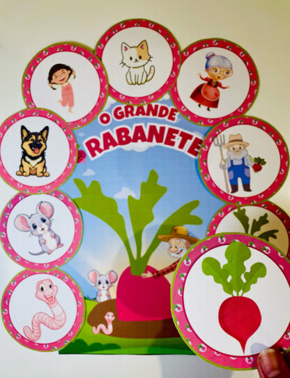 Luva de história O grande Rabanete - Imagem 2