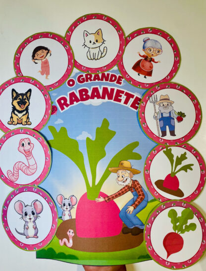 Luva de história O grande Rabanete - Imagem 3
