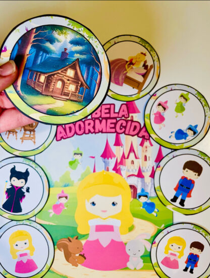 Luva de história A Bela Adormecida - Imagem 4