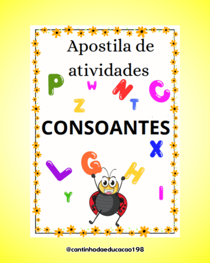 APOSTILA DAS CONSOANTES