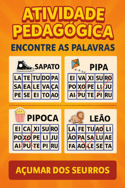 Caça-Palavras Silábico