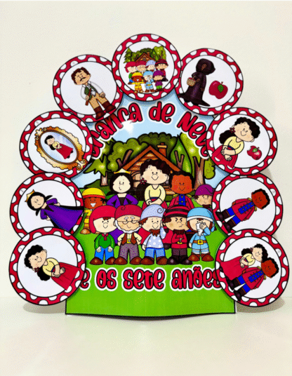 Luva história "Branca de Neve"